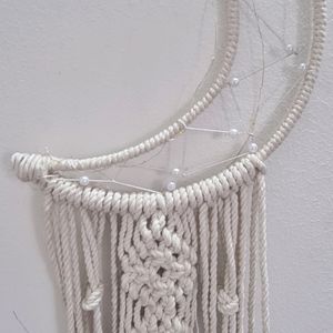 Macrame Wall Hanging With Fairy Lights