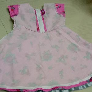 Cotton Frock For 2 Year Kid