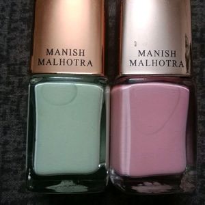 My Glamm Pastel Color Nail Polish (Pink & Green)