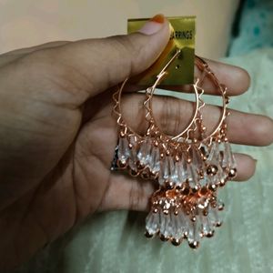 Rose Gold New Earring