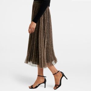 Forever New Jenny Pleated Plisse Skirt