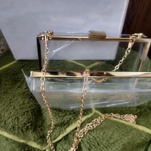 Transperent Acrylic Hand Clutch