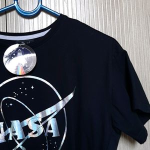 Nasa Graphic Branded Crop Top