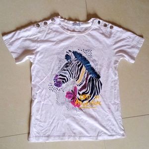 Zebra Print T Shirt