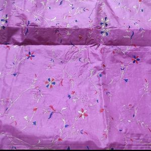 Pure Silk Embroidered Saree