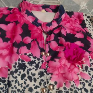 Floral Kurti And Palazzo Set