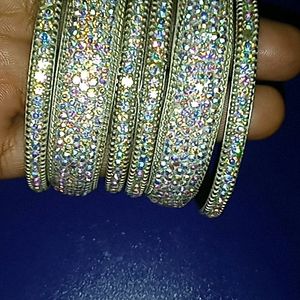 White Diamond Bangles