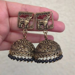 Oxidised Antique Earings