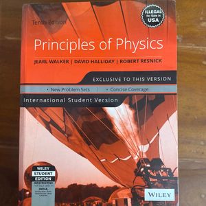 Principles Of Physics By Resnick And Halliday