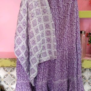 Lavender Lengha choli💣 Offer For You❤ Guys...