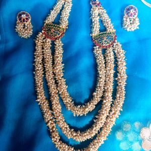 3 Layer Long Moti Nacklace