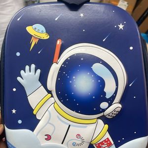 Space Printed 3D Backpack For Kids