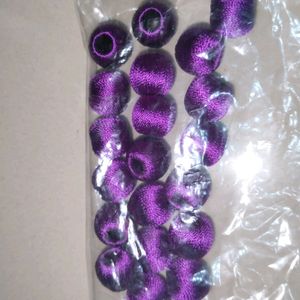 Silk Threaded Beads