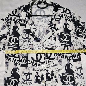 Channel Print Shirt