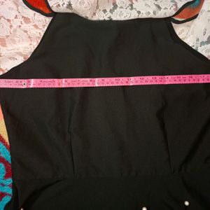 Black Sleeve Less Top