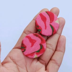 handmade fabric earrings