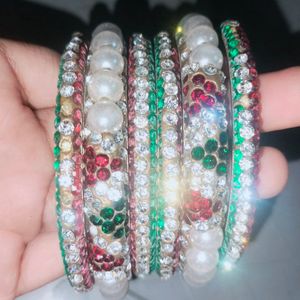 New Beautiful Party Wear Bangles With A Latkan