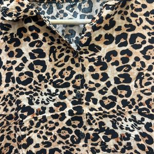 Leopard Print Nightsuit Set