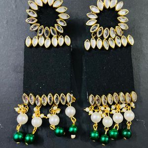 Fancy Party Wear Hav Long Size Earrings