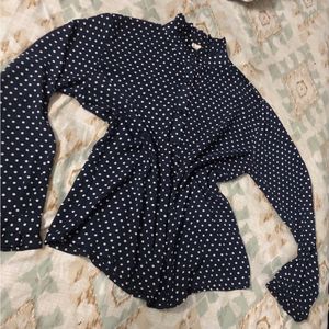 Premium Vintage Navy Blue Top