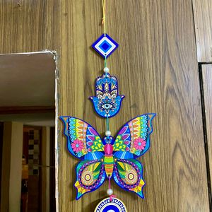 New Trending Wooden Butterfly Evil Eye