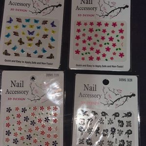9 Nail Stickers+4 Tapes