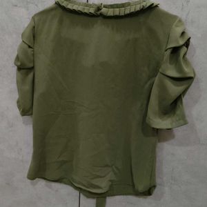 Olive Colour Top