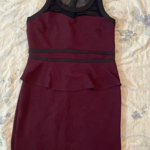 Maroon Party Dress