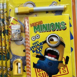 NEW MINIONS KIDS STATIONERY SET