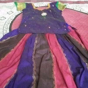 Pattu Jacket And Skirt