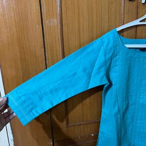 Daily/Festive Blue Kurta | Soch | Size S