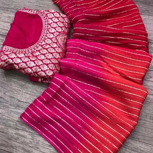 Zari Weaving Saree