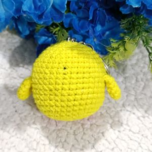 Amigurumi Chick Keychain