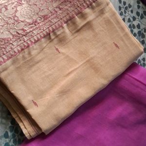 Two Pure Bengal Cotton Sarees Combo