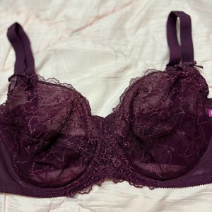 New Never Used Enamor Bra-Purple