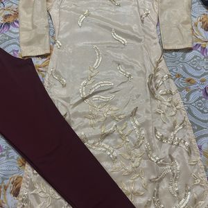 Net Kurta Set