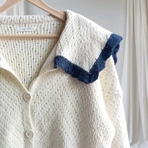 Vintage Collared Cardigan