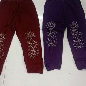 Kids Leggings Embroiered