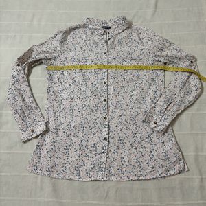 Inextenso Floral White Shirt