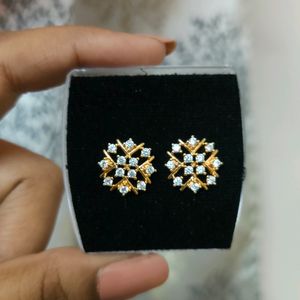 Gold Finished Earrings