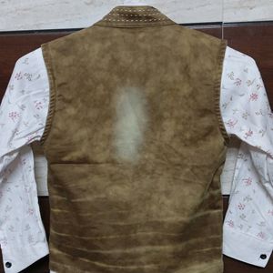 Party Wear Shirt With Jacket