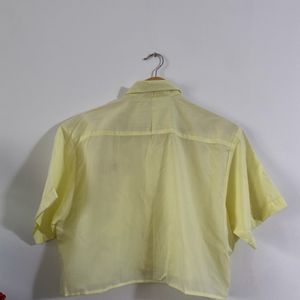 Yellow Crop Shirt