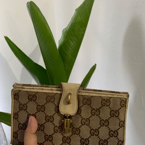 Gucci GG Vintage Coded Bulet LeatherBifold Wallet