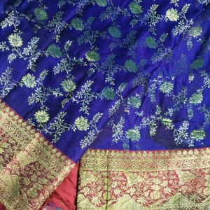 Original Banarsi Silk Without Blouse