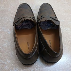 BROWN Loafer Shoes (Size: 9)