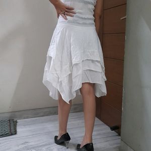 White Layed Dress