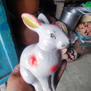Rabbit Ceramic Statue Small