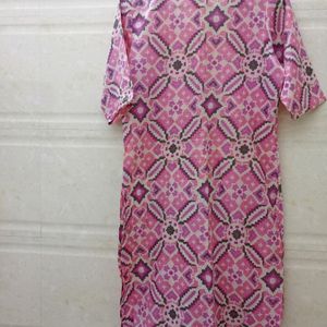 Block Print Straight Kurti For Women's