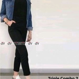 TRIPLE COMBO**( jacket, top and jegging