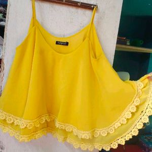 Yellow Cape Top